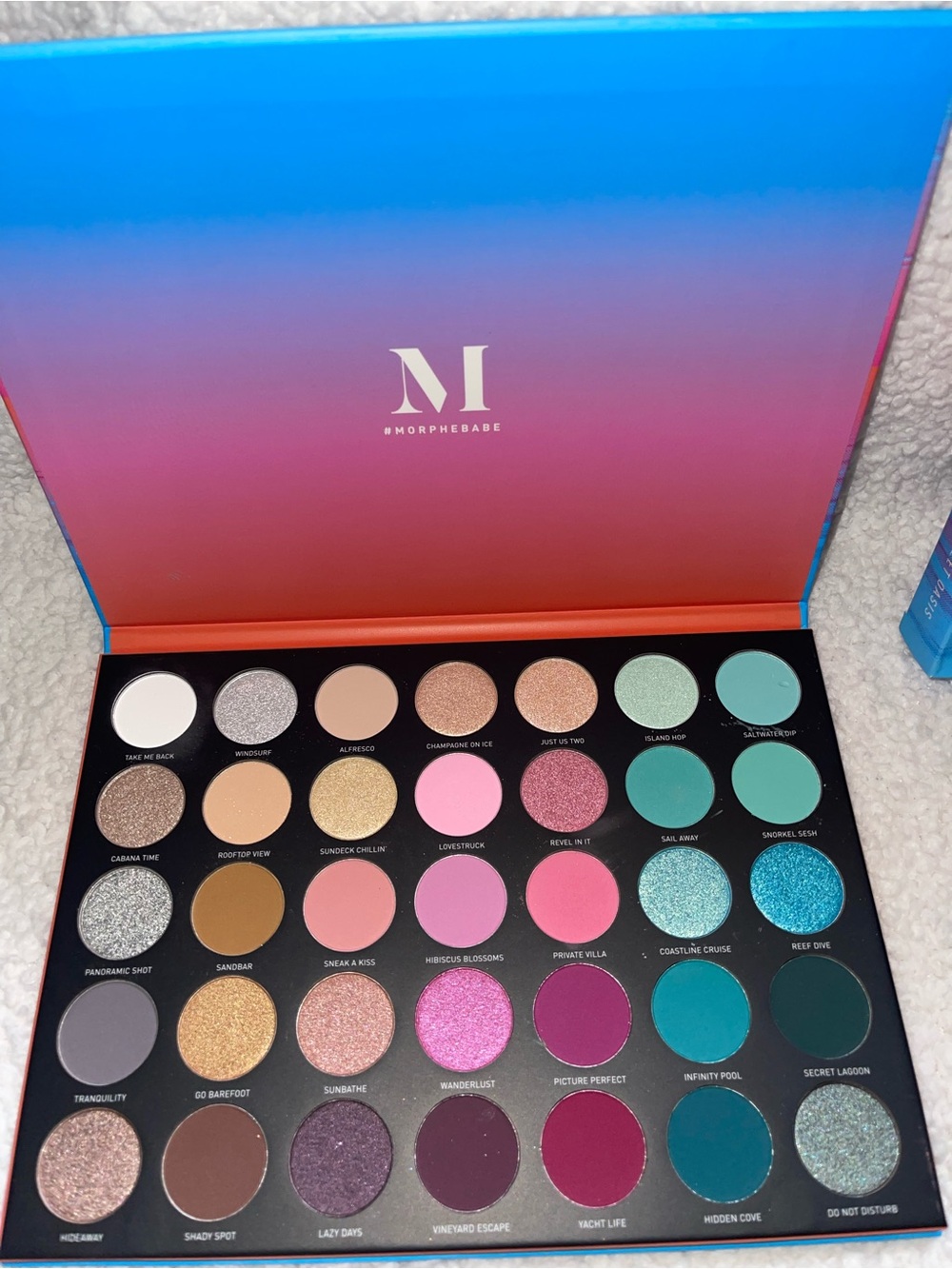 Morphe Gradient Teal & Pink 35-Color Eyeshadow Palette